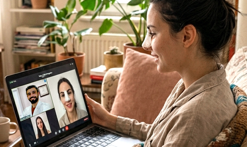 Remote video follow-up aftercare